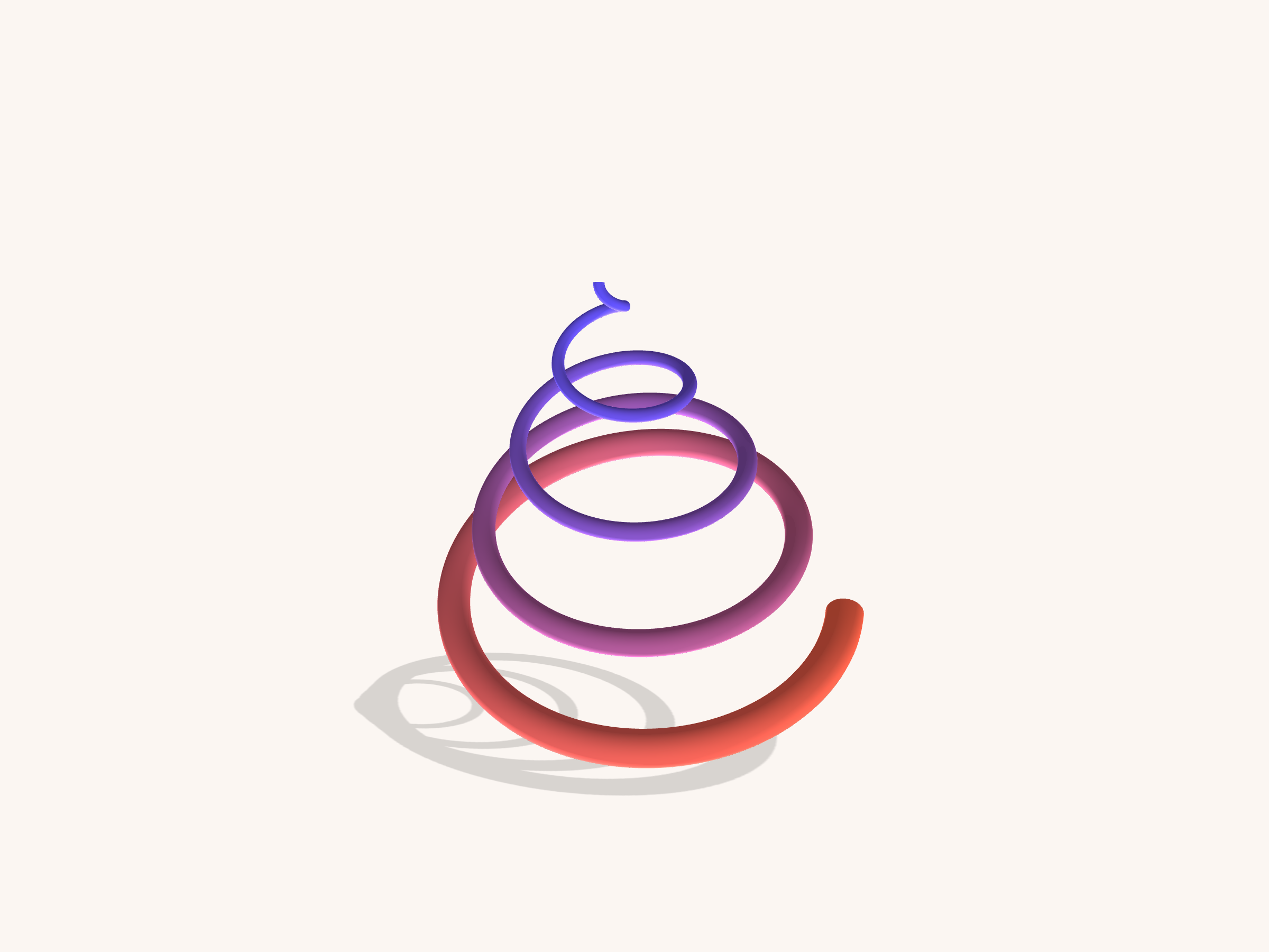 O spirală organică de lumină caldă — spirală, nu destinație