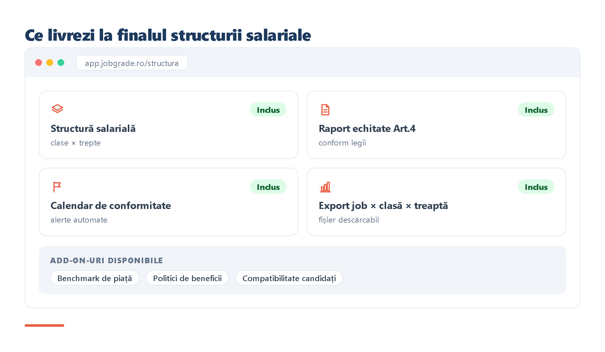 Piesa care completează imaginea — structura internă e gata, iar pasul următor o pune față în față cu piața. Fără text. F